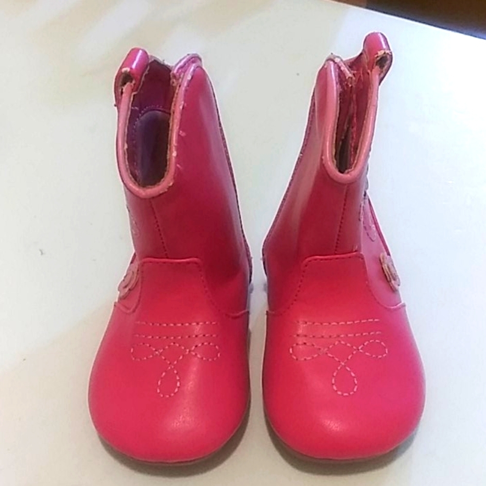 Ciro Pink Girls Cowboy Boots Size 3